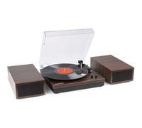 Fenton RP165D - Platine vinyle avec 2 haut-parleurs intégrés - Bois foncé technologie Bluetooth pour disques 33 ? 45 et 78 tours