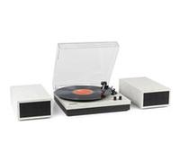 Fenton RP165M Platine Vinyle Bluetooth avec 2 Enceintes - Marbre, 3 Vitesses de Lecture 33, 45 et 78 Tours, Sortie RCA Stéréo, Une Platine Vintage Idéale pour Décorer et Écouter Vos Vinyles