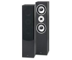 Fenton SHFT60B Paire Enceintes Colonne HiFi 3 Voies, 500W Max, Enceinte HiFi Haute Qualité, Enceintes Passives Bass Reflex,28 Hz à 22 kHz, Son Haute Qualité, Haut-Parleurs Home Cinema