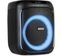 Fenton Track160 Enceinte Portable Bluetooth Lumineuse - 100 Watts, Batterie Longue Autonomie 10H, Facile à Transporter, Enceinte Karaoké, Idéale pour Toutes Vos Soirées