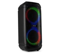 Fenton Track510 Enceinte Portable Bluetooth Lumineuse - 160 Watts, Batterie Longue Autonomie 6H, Facile à Transporter Noir