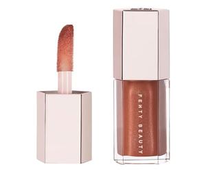 Fenty Beauty Original | by Rihanna | Mini Gloss Bomb Universal Lip Luminizer - Gloss à lèvres au beurre de karité | 5,5 ml (Travel Size) | by Bella (01 FENTY Glow)