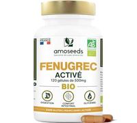 Fenugrec Activé BIO | 2 000mg par jour | Digestion, Appétit, Santé de l’Estomac | 120 gélules vegan | Sans additifs, ni gluten, ni lactose | Fabriqué en France | Qualité Supérieure