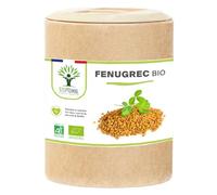 Fenugrec Bio - Appétit et Prise de Poids - Régule le Taux de Glucose - Favorise la Lactation - Sans Additifs - 310mg de Poudre de graine/Gélule - Fabriqué en France - Certifié Ecocert - 200 Gélules