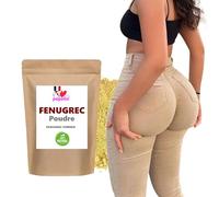Fenugrec Moulu 100% Naturel (100g) - Graines de Fenugrec en Poudre pour Grossir Fessier, Volume Poitrine, Prise de Poids - Végan, Sans Additifs | I Love My Popotin