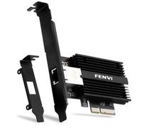 Fenvi Carte réseau PCIe 10 Go avec Port RJ45 Unique NIC LAN Card Marvell AQC113C 10G Base-T Ethernet PCI-E contrôleur Adaptateur réseau pour Windows 10/11/Linux et Windows Server 2012 et Plus récent