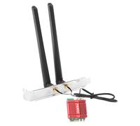 FENVI Kit de mise à niveau WiFi 6E pour ordinateur de bureau avec Intel AX210-5400 Mbps Tri-Band 6 GHz et BT 5.3 avec carte WiFi M.2 2230 AX210NGW, antennes à gain élevé, support discret pour Windows