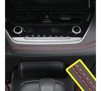 FENVY Bandes de Garniture Intérieure de Voiture pour Clio 5V 2020-2023 2024 2025,Décorative Ligne pour Accessoires Voiture L'intérieur Universels,B-Red 1m
