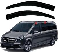 FENVY Déflecteurs d'air de Vent pour Mercedes-Benz V-Class W447 2016,Protection Contre la Pluie pour Vitres Latérales de Voiture,Visière de Fenêtre,B