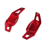 FENVY Palettes De Changement De Volan pour Audi S3 RS3 8V S6 RS6 C7 S4 RS4 Avant S5 RS5 SQ5 B8 S8 RS7 RSQ3,Aluminium Voiture Volant Changement Palette Extension Intérieur,C-Red