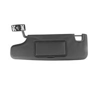 FENVY Pare-Soleil De Voiture pour Jeep Wrangler JK 2007-2015 2016 2017 2018 1MK33DX9AF,Panneau D'Ombrage Pare-Soleil Intérieur Pare-Soleil Avant Ensemble Accessoire,A-Black Left