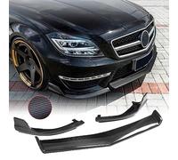 FENVY Voiture Becquets Avant pour Mercedes Benz CLS-Class W218 CLS63 AMG CLS500 Sport 2011-2014,Aileron Pare-Chocs Avant Séparateur Lame Plaque Protection Pare-Choc Avant