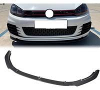 FENVY Voiture Becquets Avant pour VW Golf 6 MK6 GTI GTD 2010-2013,Aileron Pare-Chocs Avant Séparateur Lame Plaque Protection Pare-Choc Avant,A-Carbon Fiber