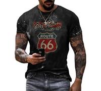FENXIXIONE Ritter 3D Bedrucktes T-Shirt Herren-Trainingsanzug Mode Übergröße Kurzärmelig Männer Kleidung (# 2,XL)