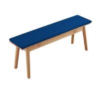 FENYIGE Coussin de Banc sur Mesure 55 x 140 cm Coussin Antidérapant Doux Lavable D'Intérieur pour Baie Vitrée Tissu Amovible Antidérapant pour Baie Vitrée Canapé Terrasse, Bleu