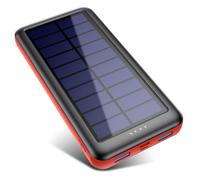 Feob Batterie Externe Solaire 26800mAh, [2024 Upgrade Control IC] Chargeur Solaire 3 Entrées & 2 Sorties Power Bank Charge Rapide avec USB C Entrée pour iPhone 15/14/13 Pro Max Samsung etc