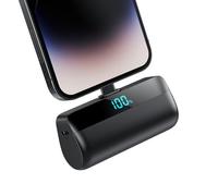 Feob Mini Batterie Externe pour iPhone 5200mAh, Power Bank Charge Rapide 20W PD Chargeur Externe Ultra-compact avec écran LED, Chargeur Portable Compatible avec iPhone 14/14 Plus/13 Pro/12/11/XS/8/7/6