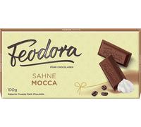 Feodora Tradition Mocca à la crème tendre tablette de chocolat premium 100g