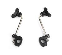 Feoosvx Déflecteur De Vent De Moto pour Puig pour Givi 7/8” 22 Mm Support De Pare-Brise Universel Pince Montage Guidon Standard Motorc