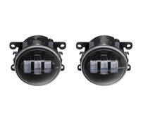 Feoosvx Feux Anti-brouillard Auto Pour Duster Pour Clio Pour Traffic Pour Megane Pour Scenic Pour Kadja 2 X Car Angel Eye Fog Light LED Lens Driving Lamp DRL 30W Phare Antibrouillard(Blanc)