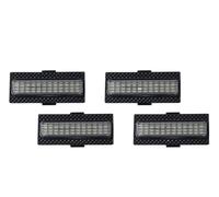 Feoosvx Feux Anti-brouillard Auto Pour Jeep Pour Wrangler JL 2024 2025 Led Grill Grille Lights Front Bumper Lumières de jour Courant blanc jaune Phare Antibrouillard(LED White)
