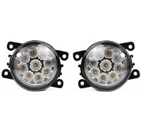 Feoosvx Feux Anti-brouillard Auto Pour Opel Pour Vauxhall Pour Astra H G Pour Mk5 For VXR 2004-2010 Agila Front Bumper Anti Fog Light Lamp Assembly Phare Antibrouillard(Pair Yellow LED A)