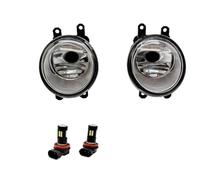 Feoosvx Feux Anti-brouillard Auto Pour Toyota Pour Auris Harnais Câblage Couverture Grille Halogène Yeux Ange DRL Voiture LED Pare-chocs Avant Feux Lampe Brouillard Phare Antibrouillard(Only LED fog)