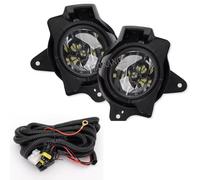 Feoosvx Feux Anti-brouillard Auto Pour Toyota Pour Hilux Pour VIGO Pour MK7 2012-2016 Kit Lampe Brouillard Voiture W/Fars D'interrupteur D'ampoule Harnais Phare Antibrouillard(1 set led)