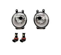 Feoosvx Feux Anti-brouillard Auto Pour Toyota Pour RAV4 2009-12 Câble Interrupteur Grille Cache Phares Antibrouillard Halogènes Cadre LED Phare Antibrouillard(LED lamp)