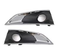 Feoosvx Feux Avants Auto Pour Peugeot 301 2017 2018 2019 Auto Accessoires Extérieurs Phare Antibrouillard Avant Lunette Chromée Feux Jour Calandre Antibrouillard Voiture(Hight 1 Set)