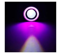 Feoosvx Feux Avants Auto Voiture 1 ensemble 3.5 3.0 2.5 pouces antibrouillard Led phare de voiture pour DRL universel feux de jour 89mm 76mm 64mm(Pink,3.0inch (76mm))