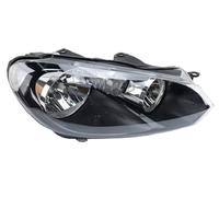 Feoosvx Feux Circulation Diurne Pour VW Pour Golf 6 5K 2008 2009 2010 2011 2012 Lampe Tête Lumière Phare Halogène Phare H7 H15 8Pin Lampe Tête Pare-chocs Avant Antibrouillard Avant(Droite)