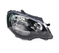 Feoosvx Feux Circulation Diurne Pour VW Pour Polo 9N3 2006-2009-2010 Phare Avant Feu Antibrouillard Bloc Optique Blanc Ou Noir Antibrouillard Avant(Black Shell-Right)