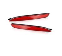 Feoosvx Feux Réflecteur Pare-Chocs 1 Paire Réflecteurs De Pare-Chocs À LED pour Mazda 3 2010-2013 Feu De Freinage Arrière Feu Anti-Brouillard Arrière(Red Lens)