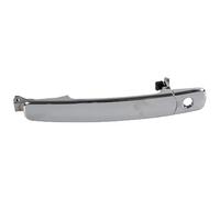 Feoosvx Pour Nissan Pour Murano 2003-2007 Pour Rogue 2008-2013 80640-CA012 Poignée Porte Extérieure Voiture Chromée Avant Arrière Poignée Porte Extérieure Voiture(With Hole)