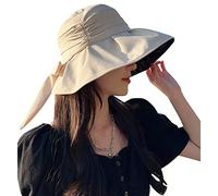 FEOYA Femme Capeline Soleil Pêche Extérieur Anti-UV Large Visière Respirant Voyage Confort Été Casquette Solaire