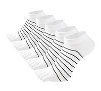 FEOYA Lot de 5 Chaussettes à Orteils Femmes Respirant Chaussettes à Cinq Doigts Basses Chaussettes Orteils Séparés pour Hallux Valgus 5-Blanc Taille Unique