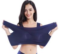 FEOYA - Soutien-Gorge de Sport pour Femme Brassière Bandeau avec Coussinets Amovibles Bra de Dormir Transpirable Bandeau Push Up Yoga Jogging - 5XL