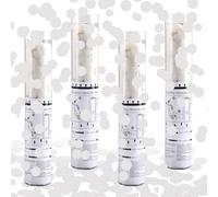 FePen Canon Tirez Confettis Mariage et Anniversaire, Tireurs Biodégradables Papier Blanc *4pcs