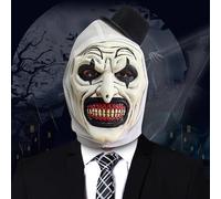 FePen Masque Halloween, The Clown Killer Horror Masque, Masque Halloween Effrayant, Costume Halloween Adulte pour Habillage d’Halloween, Fête de Mascarade