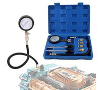 FePen Testeur de Compression, Compressiometre Essence,Compressiometre,Compressiometre Diesel,Testeur de Compression Etui de Rangement Portable (Bule)