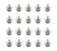FEPITO 20 pièces ballons LED lumières lanternes lumières lumière jaune chaude non clignotante pour la décoration de noce de noël Halloween