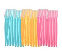 FEPITO 39 Pcs Sourcils Rasoir Shaper Rasoirs Tondeuses pour Femmes et Hommes Visage Épilateurs Polyvalent Exfoliant Visage Rasoir