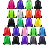 FEPITO Cordon Sac a Dos Cordon Chaîne Sac À Dos en Vrac Fourre-Tout Sac Cinch Sac Sport Sacs pour Gym Voyager (16Colors)
