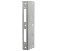 FEPS Plaque de fermeture pour réparation de porte d'entrée en acier inoxydable 200 mm DIN gauche/droite FE-RS002