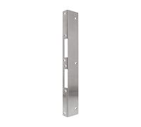 FEPS Plaque de fermeture d'angle de réparation universelle en acier inoxydable 350 x 50 x 25 mm DIN gauche/droite FE-RS004