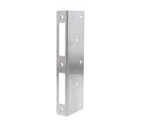 FEPS Plaque de réparation pour porte de chambre - En acier inoxydable - 170 mm - DIN gauche/droite - FE-RS001