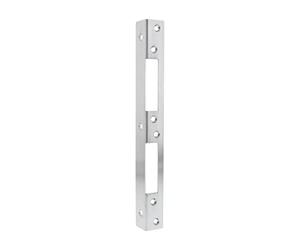 FEPS Lock FE-RS003 Plaque de fermeture d'angle en acier inoxydable brossé pour cadre de porte 25 x 2,50 x 2,50 cm