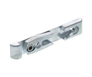 FEPS Lock RO-KSB002 Tôle de rechange pour ferrures de fenêtre Roto R604 B72, pièce de rechange 6,5/17 feuillure euro, 18 mm, 9,48 × 0,81 × 1,70 cm, DIN universelle galvanisée, argent