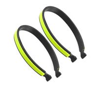 FEQDWOX 2 pcs Pinces à Vélo Réfléchissantes, Universel ABS Sangle Cheville Reflechissante Vélo, Clip de Pantalon pour Pantalon de Protection, Serre Pantalon Vélo, Bande Réfléchissante Vélo